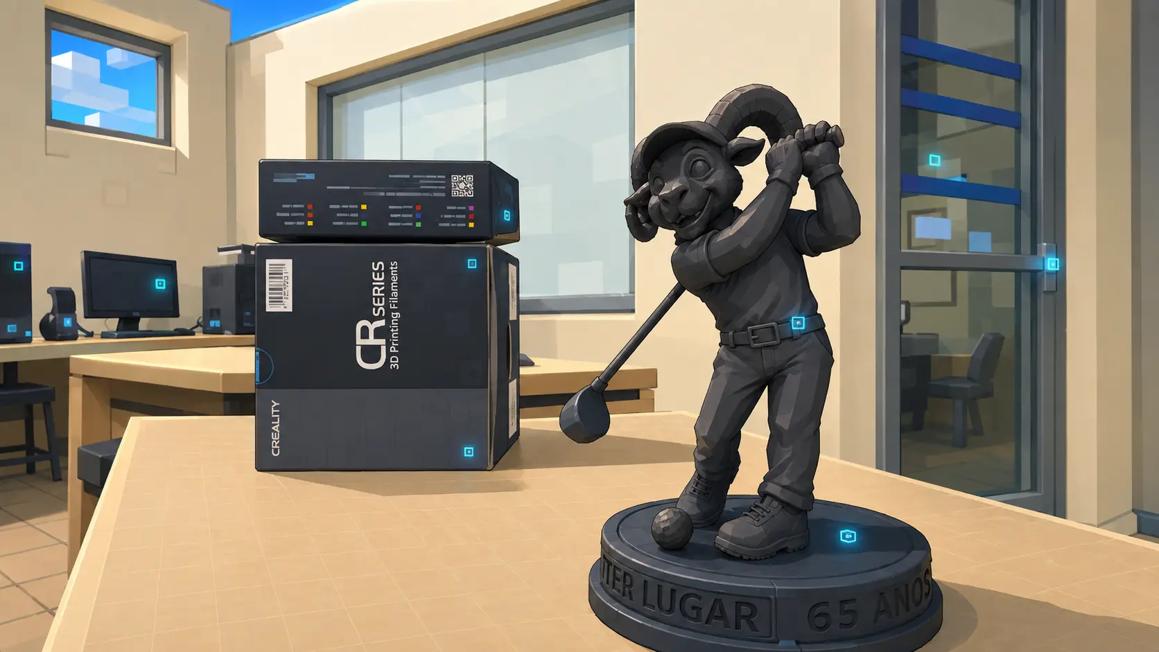 Área de Manufactura e Impresión 3D de LIDE